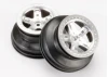 Traxxas Short Course Chrome SCT Wheels - Chrome Beadlock - 12mm Hex (2)