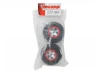 Traxxas SCT Short Course Tyres on SCT Chrome/Red Wheels - 12mm Hex (2)