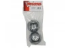 Traxxas Short Course Chrome SS Wheels - Black Beadlock - 12mm Hex (2) (2WD Front)