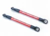Traxxas Red-anodized Aluminium push rod (assembled with rod ends) (2) (use with progressive-2 rockers)
