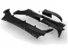 Traxxas Tunnels left right/ vent cover/ 3x8mm CS (1)