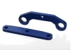Traxxas Bulkhead tie bars front rear Aluminium (blue-anodized)