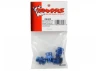 Traxxas Wheel hub splined 17mm 6061-T6 Aluminium (blue-anodized) (4)/ screw pin 4x13mm (with threadlock) (4) (for 6mm axles)