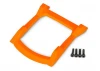 Traxxas Skid plate roof (body) (orange)/ 3x12 CS (4)