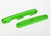 Traxxas Bulkhead tie bars front rear Aluminium (green-anodized)