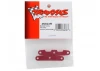 Traxxas Bulkhead tie bars front rear Aluminium (red-anodized)