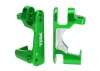 Traxxas Caster blocks (c-hubs) 6061-T6 Aluminium (green-anodized) left right