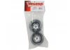Traxxas Short Course Satin Chrome SS Wheels - Black Beadlock - 12mm Hex (2)