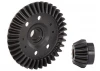 Traxxas Ring gear differential/ pinion gear differential (machined spiral cut) (rear)