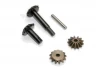 Traxxas Gear set center differential (output gears (2)/ spider gears (2)/ spider gear shaft)