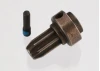 Traxxas Drive hub front hardened steel (1)/ screw pin (1)