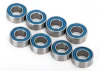 Traxxas Ball bearings blue rubber sealed (4x8x3mm) (8)