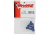 Traxxas Bulkhead tie bars front rear (blue-anodized Aluminium)/ 2.5x6 CS (1)