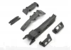 Traxxas Skidplate set front (1)/ rear (1)/ transmission (1)/ steering servo guards (2) / steering servo cover plate (1)