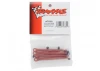 Traxxas Toe link front rear (molded composite) (red) (4)/ hollow balls (8)