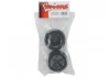Traxxas Tires and wheels assembled glued (Gemini black chrome wheels Talon tires foam inserts) (2)