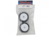 Traxxas Tires wheels assembled glued (white dished 2.2 wheels Response Pro 2.2 tires foam inserts) (2)