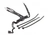 Traxxas LED lights chassis harness (4 clear 2 red) (1)/ wire tie (3) (requires power supply 7286)