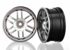 Traxxas Wheels Rally (satin chrome) (2)