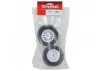Traxxas Tires wheels assembled glued (White wheels BFGoodrich Rally gravel pattern tires foam inserts) (2) (TSM rated)