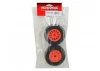 Traxxas Tires wheels assembled glued (orange wheels BFGoodrich Rally gravel pattern tires foam inserts) (2) (TSM rated)