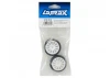 Traxxas Tires wheels assembled glued (12-spoke white wheels slick tires) (2)