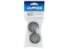 Traxxas 12-Sp Black Wheels - Slick Tires