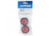Traxxas 12-Sp Red Wheels - Slick Tires