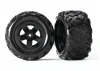 Traxxas Tires wheels assembled glued (Teton 5-spoke wheels Teton tires) (2)
