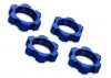 Traxxas X-MAXX Wheel nuts splined 17mm serrated (blue-anodized) (4)