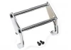 Traxxas Push bar bumper (chrome) (fits 8069 bumper)