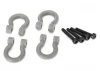 Traxxas Bumper D-Rings grey (front or rear)/ 2.0x12 CS (4)
