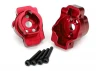 Traxxas Portal drive axle mount rear 6061-T6 Aluminium (red-anodized) (left and right)/ 2.5x16 CS (4)