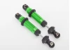 Traxxas Shocks GTS Aluminium (green-anodized) (assembled with spring retainers) (2)