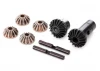 Traxxas Gear set differential (output gears (2) spider gears (4) spider gear shaft (2)