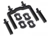 Traxxas Body mounts front rear (fits 8311 body) (2)