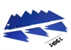 Traxxas Tube chassis inner panels Aluminium (blue-anodized) (front (2)/ wheel well (4)/ middle (4)/ rear (2)