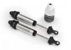 Traxxas Shocks GTR 134mm silver Aluminium (fully assembled w/o springs) (front threaded) (2)