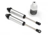 Traxxas Shocks GTR 134mm silver Aluminium (fully assembled w/o springs) (front no threads) (2)
