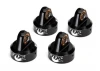 Traxxas Shock caps Aluminium (black-anodized) Fox Shocks (4)