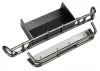 Traxxas Bumper rear/ bumper extension (satin black chrome-plated)