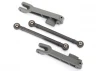 Traxxas Linkage sway bar rear (2) (assembled with hollow balls)/ sway bar arm (left right)