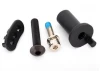 Traxxas Motor mount hinge post/ 5x25mm BCS (1)/ 4x16mm CS with split and flat washer (1)