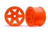 Traxxas Wheels 3.8 (orange) (2) (17mm splined)