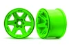 Traxxas Wheels 3.8 (green) (2) (17mm splined)