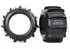 Traxxas Tires paddle 3.8 (2)/ foam inserts (2)