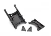 Traxxas Chassis crossmember (intermediate (1) rear (1)/ Shock mounts (left right)