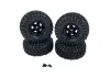 Traxxas Wheel Set and Pinion for All-Terrain Traxx TRX-4