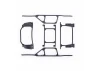 Traxxas Body support (fits 10211 body)