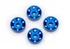 Traxxas Wheel washers, machined aluminium, blue (4)
